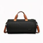 Bolso deportivo negro y marrón para hombre y mujer