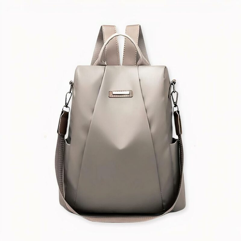 IMG_Sac à dos en tissu oxford antivol_élégant_pour_femme_1F Descubra esta magnífica mochila impermeable antirrobo de estilo moderno. Le dará un elegante aspecto urbano. Le encantará su practicidad, con espacio suficiente para un ordenador portátil. ¡Esta mochila será su compañera diaria allá donde vaya!