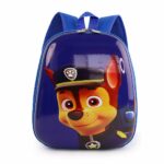Mochila de patrulla para niñas y niños azul con fondo blanco