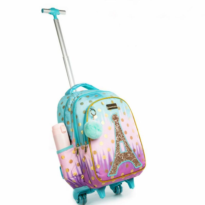 Mochila de niña 3 en 1 Torre Eiffel 7