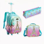 Mochila para niña 3 en 1 Torre Eiffel 2