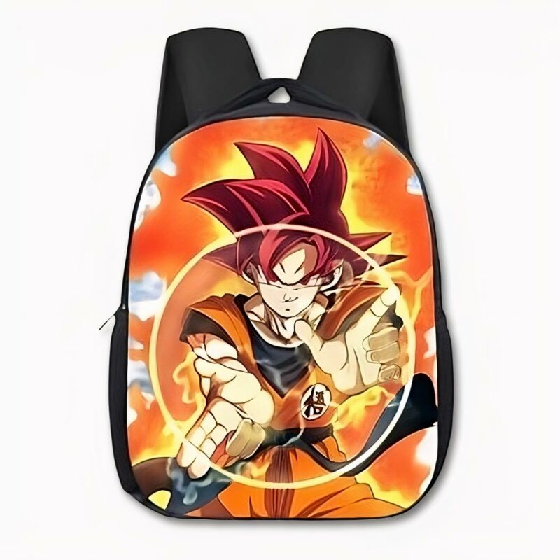 Dragon Ball Son Goku Super saiyen dios mochila. Buena calidad y muy de moda.