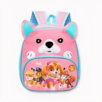 Mochila de la Patrulla Canina para niñas en rosa y azul. Buena calidad y muy a la moda.
