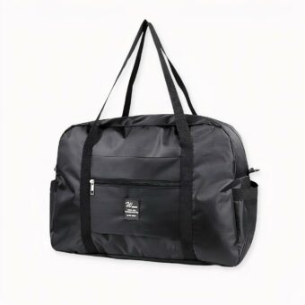 Bolso bandolera impermeable, negro. Buena calidad y muy a la moda.