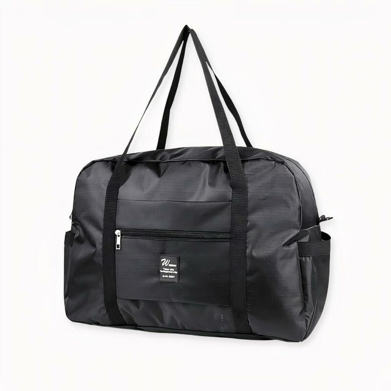 Sac_de_voyage_à_bandoulière_imperméable_2 Bolso bandolera impermeable, negro. Buena calidad y muy a la moda.