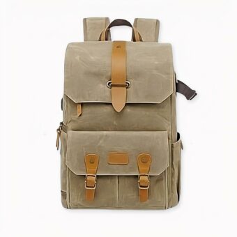 Bolsa para cámara grande con puerto USB, de buena calidad y muy a la moda.