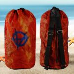 Bolsa de playa de malla, de buena calidad y a la moda