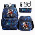 Mochila de 3 piezas de una pieza, tres pasos. Buena calidad y muy práctica.