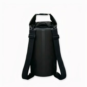 Mochila de playa impermeable de PVC negro