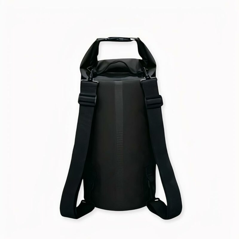 Mochila de playa impermeable de PVC negro
