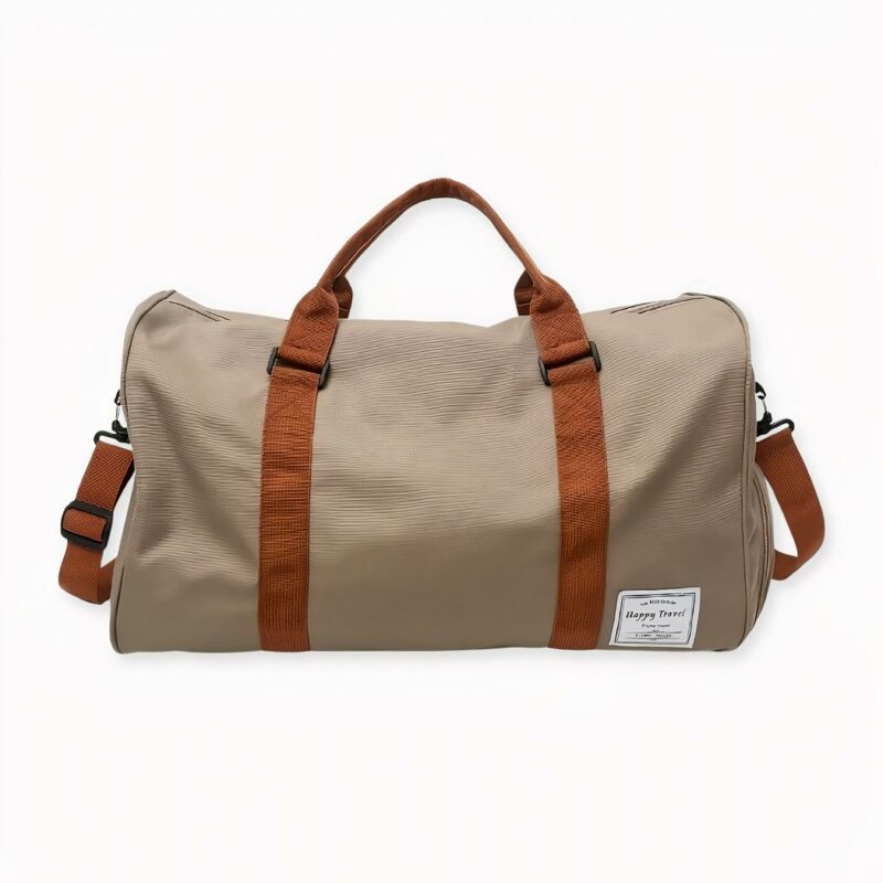 Sac_de_voyage_grande_capacité_avec_bandoulière_marron_2 Bolsa de viaje grande con bandolera marrón de moda