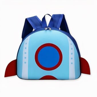 Mochila rígida liliputiense para niños cohete. Buena calidad y muy a la moda.