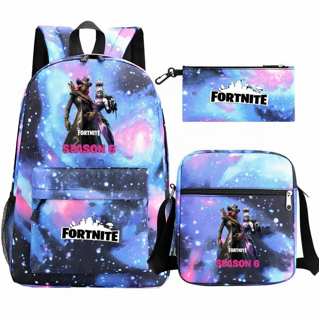 Set de mochila Fortnite Galaxy de piezas – mochila, bandolera y