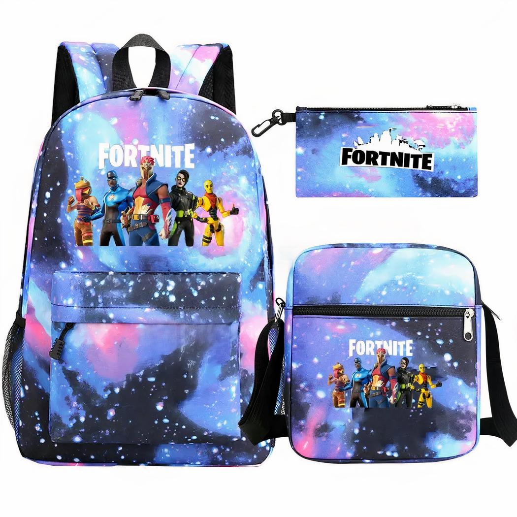 Set de mochila Fortnite Galaxy de piezas – mochila, bandolera y