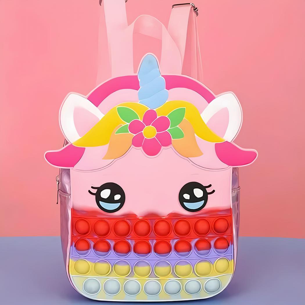Mochila unicornio con Pop it - Imagen 6