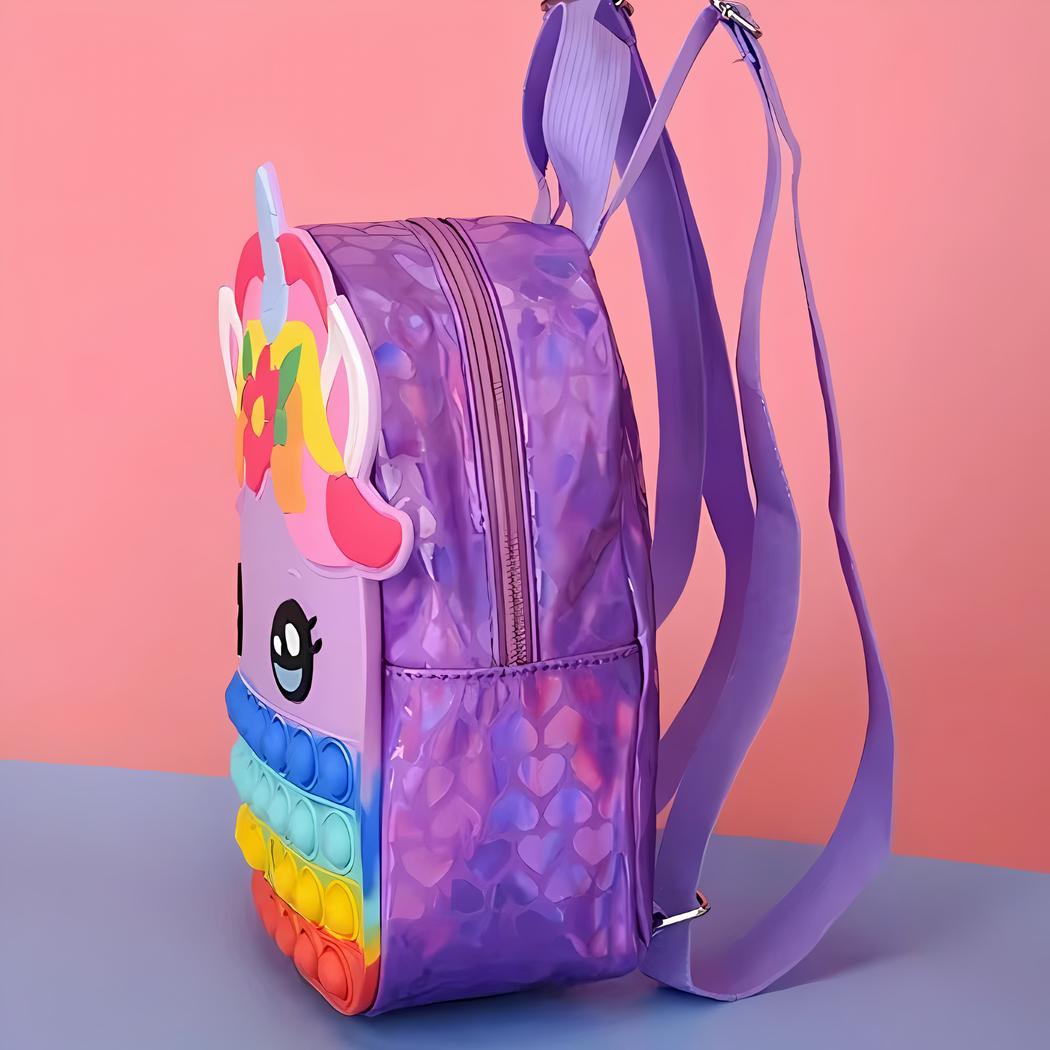 Mochila unicornio con Pop it - Imagen 4