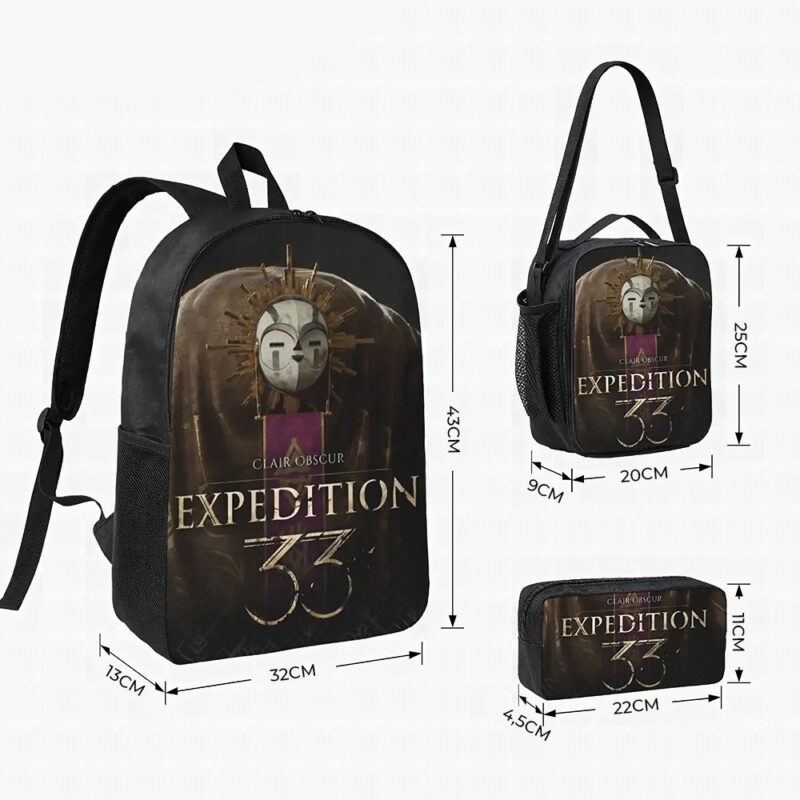 Conjunto 3 piezas mochila Esquie Clair Obscur: Expedition 33