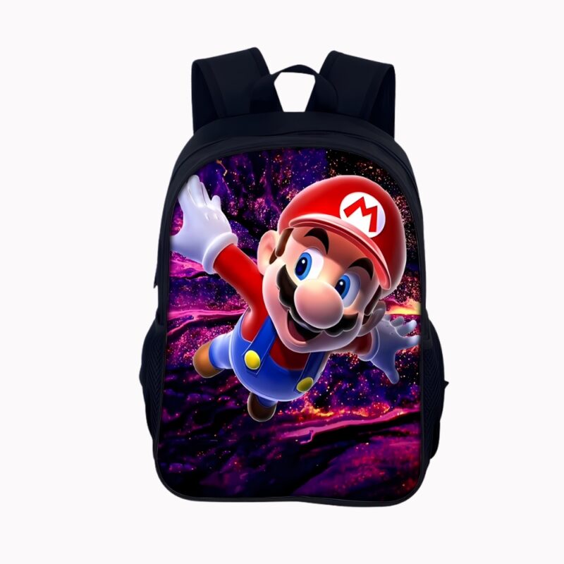 Mochila escolar primaria Mario y Yoshi