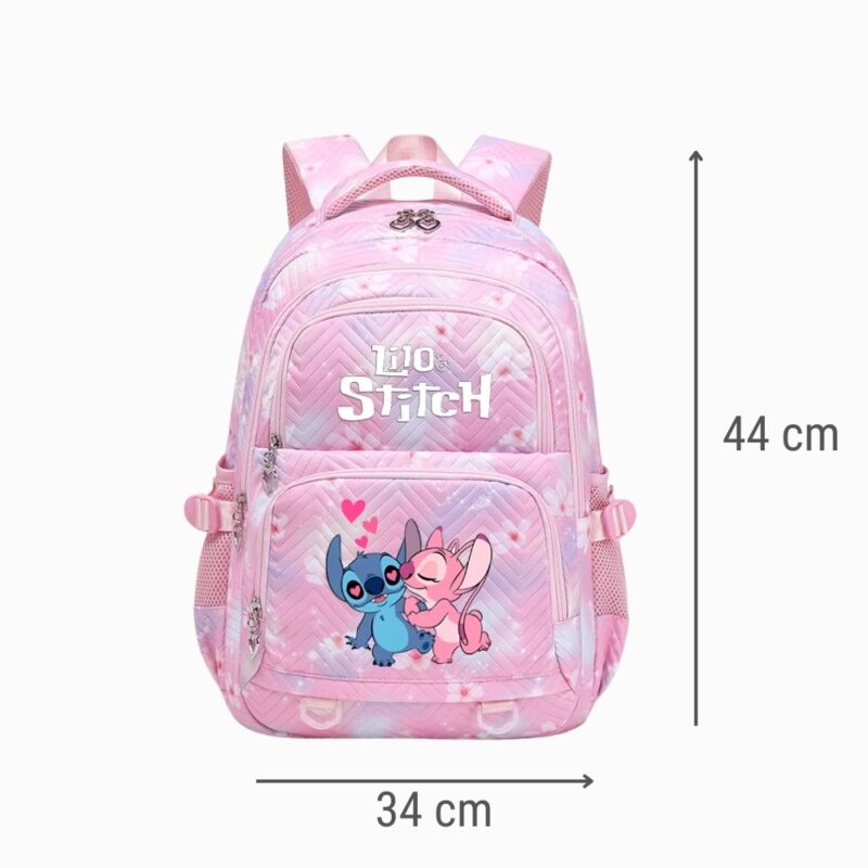 Mochila Stitch y Angel enamorados