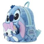 Mochila Stitch kawaii con su peluche Scrump