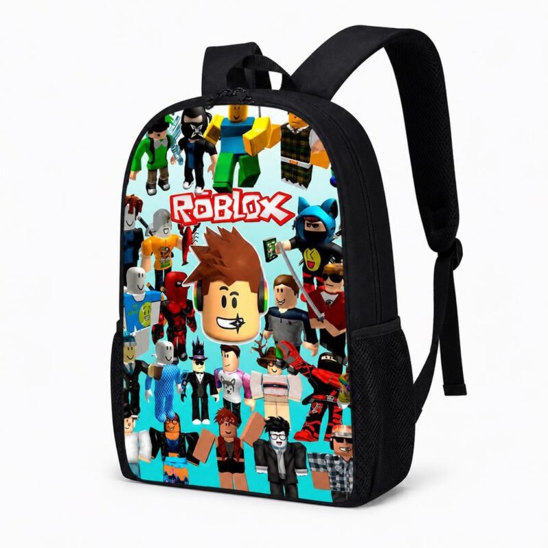 1783783915078 Mochila Roblox con avatares, vista frontal