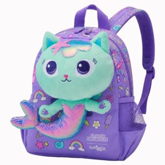 Mochila infantil de Gabby y su gatita, vista frontal