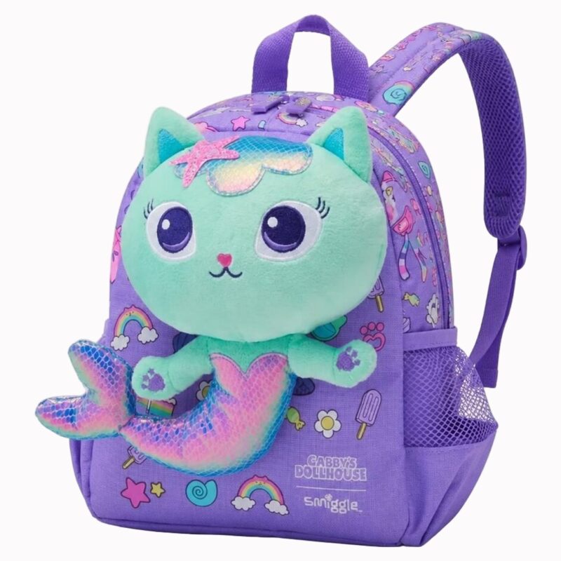 Mochila infantil de Gabby y su gatita, vista frontal