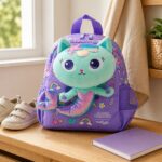 Mochila infantil de Gabby y su gatita, detalle del estampado
