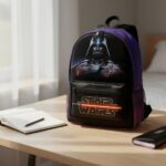 Mochila Star Wars con cielo estrellado, detalle del estampado