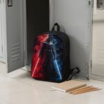 Mochila Star Wars de Darth Vader, vista lateral