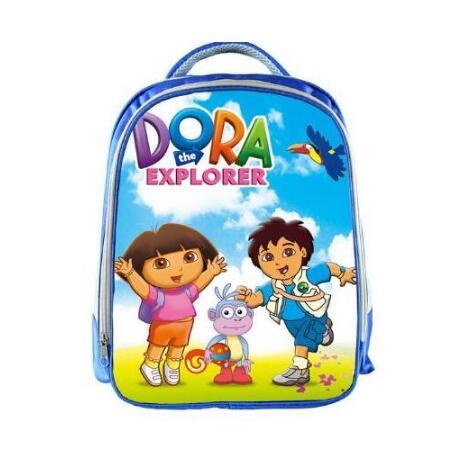 Mochila escolar de Dora, Babouche y Diego - Dibujos animados de Dora la Exploradora
