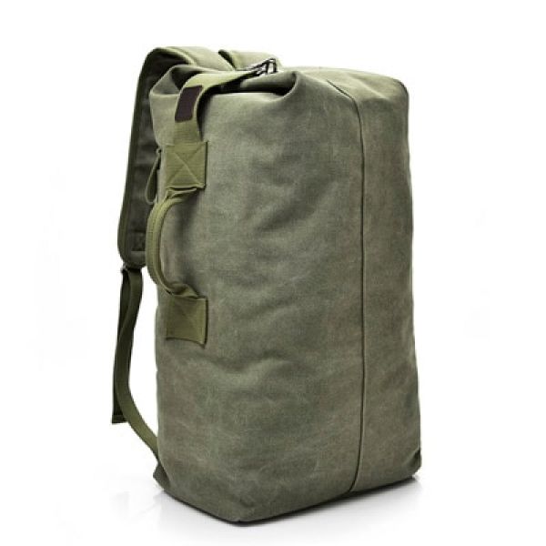 Mochila de viaje vintage - Verde, L - Sailor Bag
