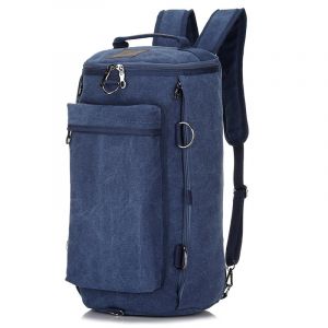 Bolsa grande vintage - Azul - Bolsa mochila