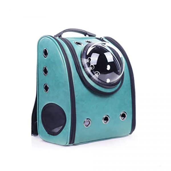 Bolso burbuja de viaje vintage para mascotas - Azul - Perro Gato