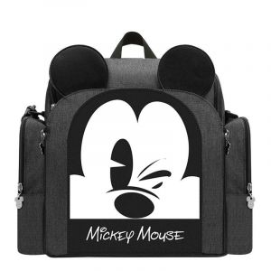 Bolsa para pañales Mickey Baby - Gris - Bolsa para pañales