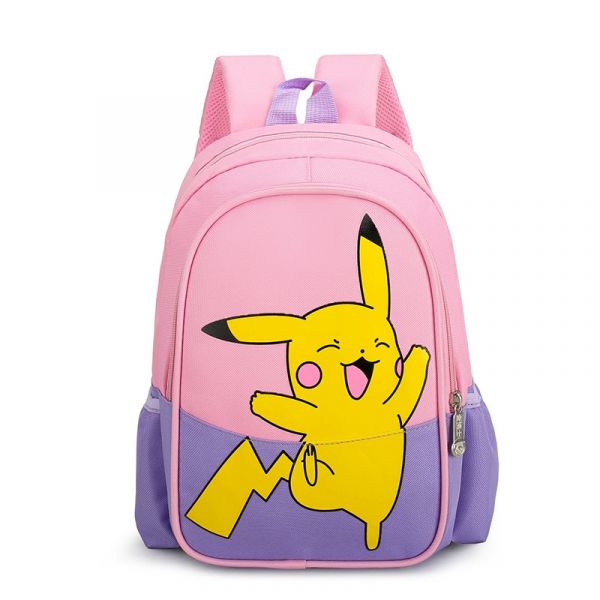 Mochila con estampado de Pikachu para niños - Morado - Mochila escolar Mochila