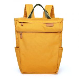 Mochila de color sólido para mamá - Amarillo - Bolsa mochila