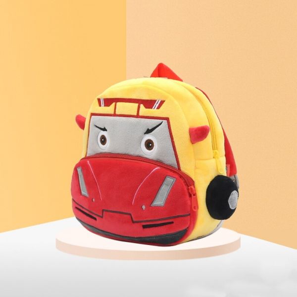 Mochila de peluche Camión de bomberos - Naranja - Mochila de peluche para niños