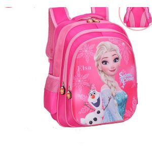 Mochila escolar Disney Elsa para niñas - Rosa, S - Frozen Elsa