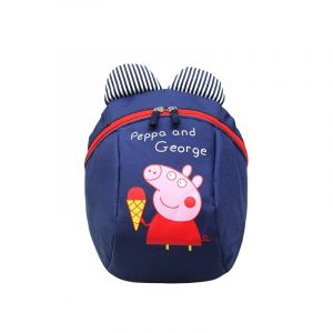 Mochila infantil Peppa Pig - Azul marino - Bolsa mochila
