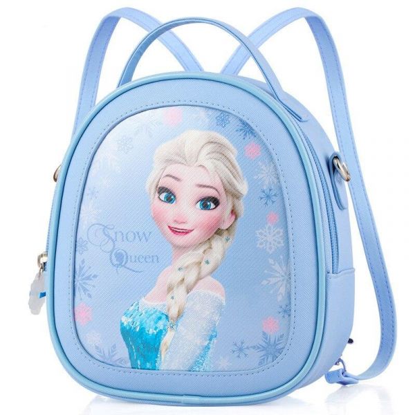 Mochila pequeña Snow Queen para niñas - Azul - Bolso Elsa