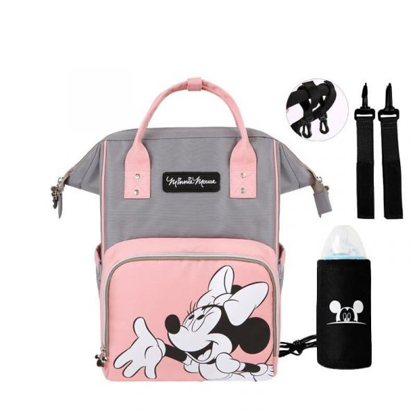 Mochila Disney Mickey - Rosa - Bolsa para pañales