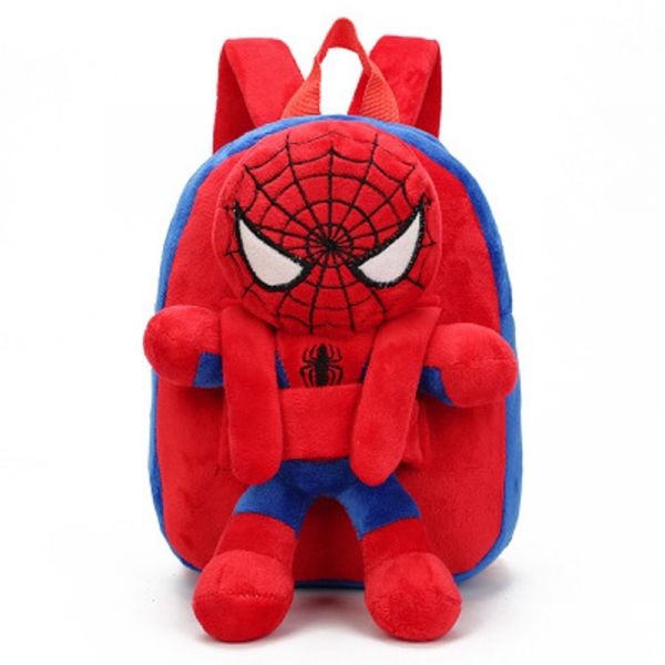 Mochila Spiderman con felpa detrás