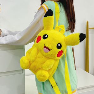 Mini mochila de peluche Pokémon Pikachu sonriente