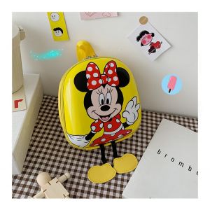 Mochila Disney para niños - Mickey o Minnie amarilla y con fondo de mesa con detalles
